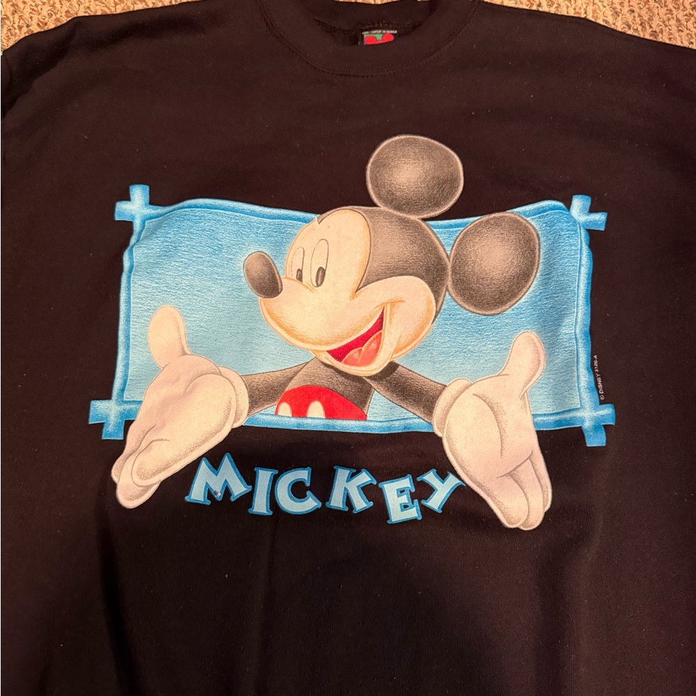 Vintage Mickey Mouse Crewneck Sweatshirt - Picture 2 of 4